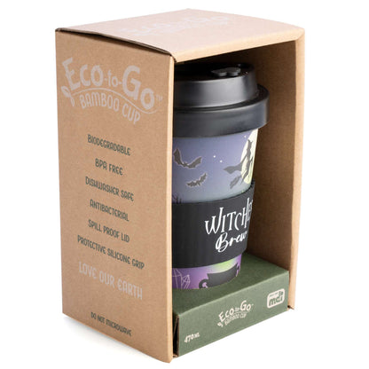 Eco - to - Go Bamboo Cup - Witches' Brew - 1st Stop Marshall's Health Shop, Gift Shop! - Heath and Natural Therapy New Brighton Christchurch - Naturopath