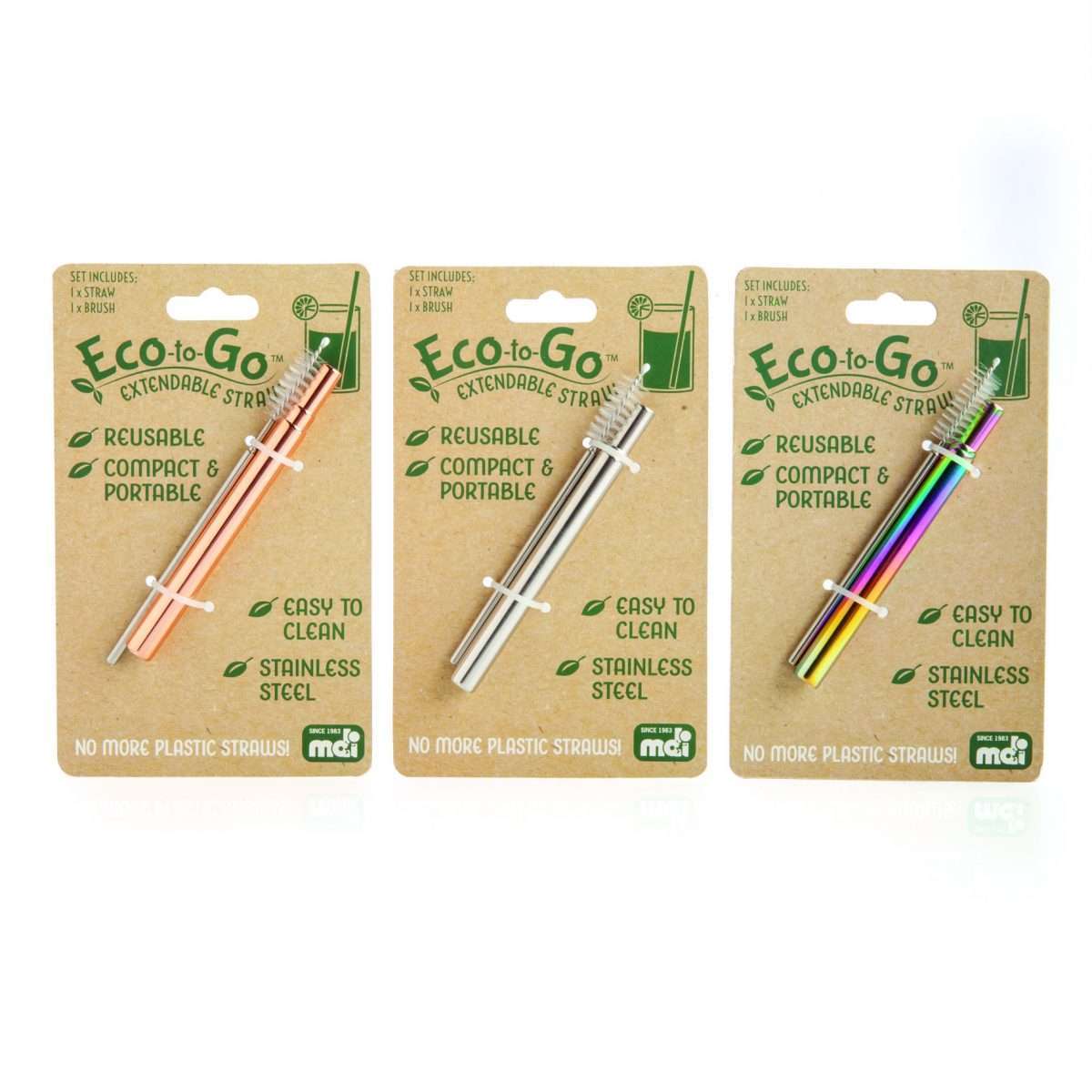 Eco - to - Go Steel Extendable Straw - MarshallsHealthShop