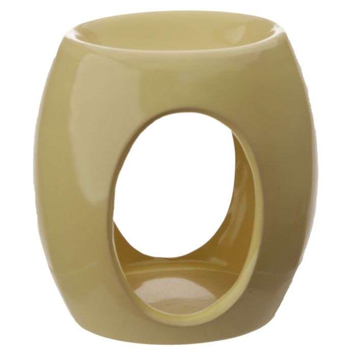Eden Abstract Ceramic Oil Burner with Oval Cut - out - MarshallsHealthShop