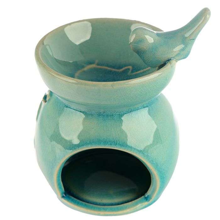 Eden Bird Bath Bird Ceramic Oil Burner - MarshallsHealthShop