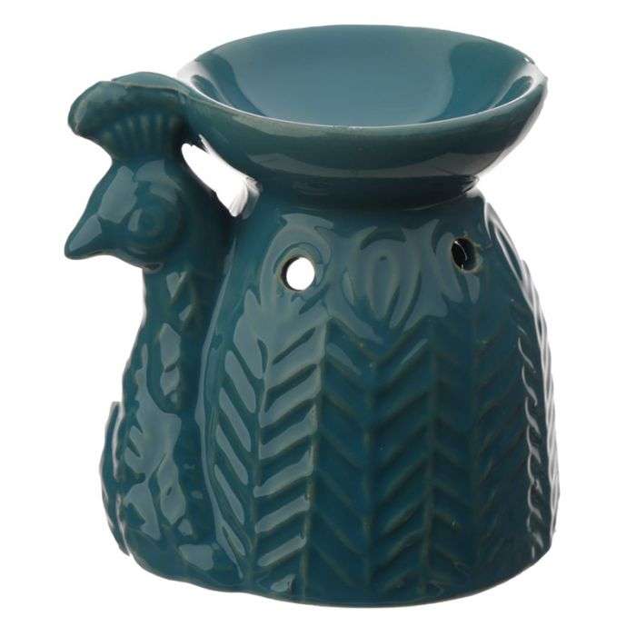 Eden Ceramic Peacock Oil Burner - MarshallsHealthShop
