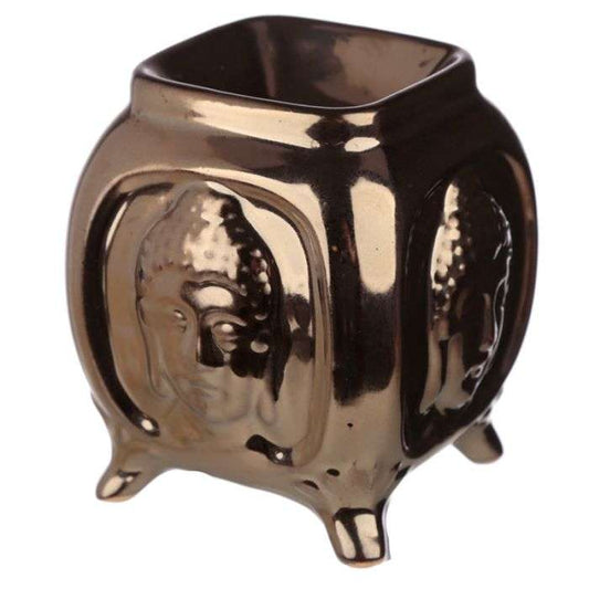 Eden Embossed Buddha Ceramic Oil Burner - MarshallsHealthShop