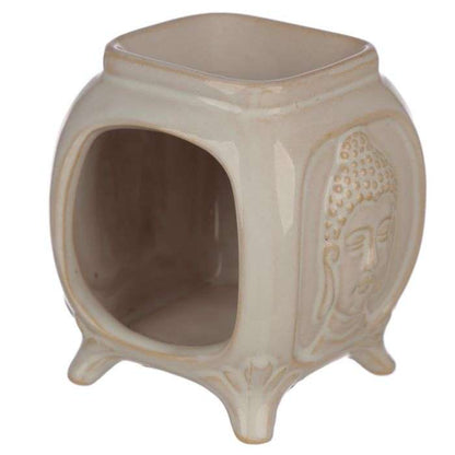 Eden Embossed Buddha Ceramic Oil Burner - MarshallsHealthShop