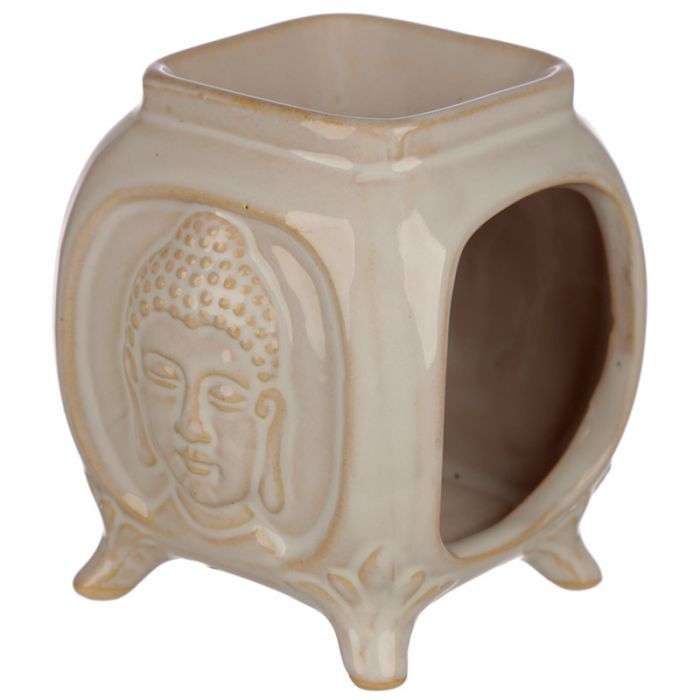 Eden Embossed Buddha Ceramic Oil Burner - MarshallsHealthShop