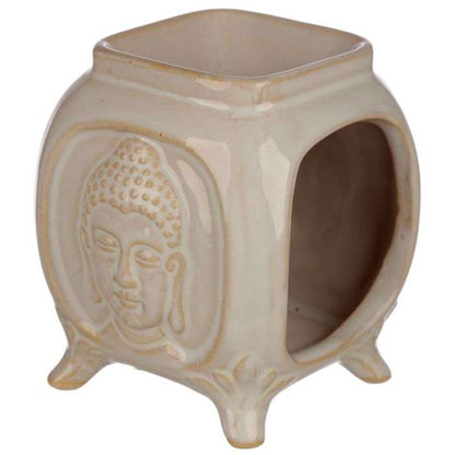 Eden Embossed Buddha Ceramic Oil Burner - MarshallsHealthShop