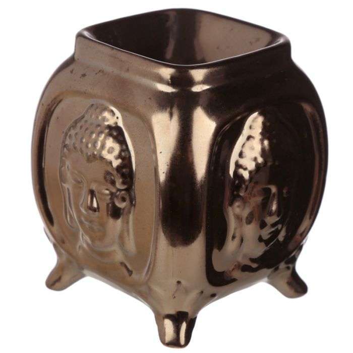 Eden Embossed Buddha Ceramic Oil Burner - MarshallsHealthShop