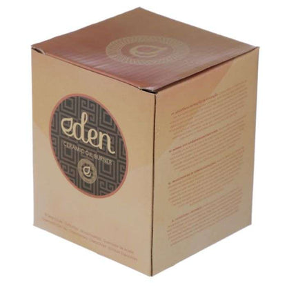 Eden Embossed Buddha Ceramic Oil Burner - MarshallsHealthShop