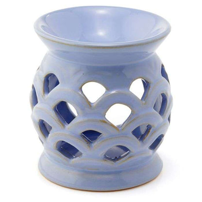Eden Scallop Cut out Ceramic Oil Burner - MarshallsHealthShop