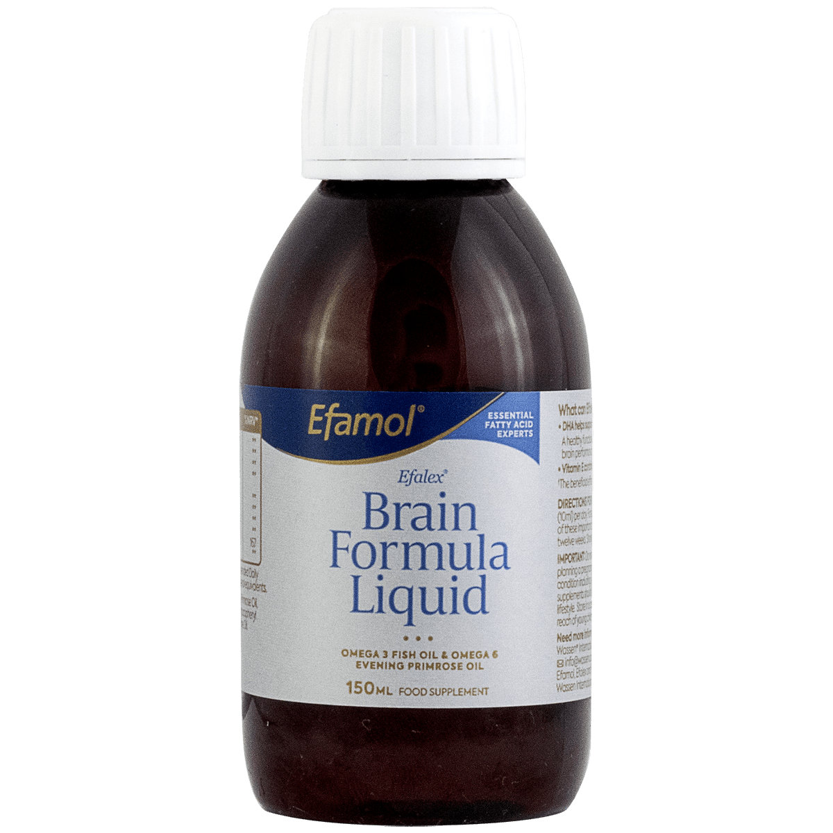 Efamol Brain Formula 150ml Liquid - 1st Stop Marshall's Health Shop, Gift Shop! - Heath and Natural Therapy New Brighton Christchurch - Naturopath
