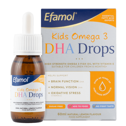 Efamol Kids Omega 3 DHA Drops 60ml - 1st Stop Marshall's Health Shop, Gift Shop! - Heath and Natural Therapy New Brighton Christchurch - Naturopath