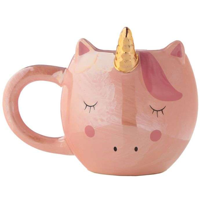 Enchanted Rainbows Unicorn Ceramic Shaped Mug

Height 10.5cm Width 14cm Depth 11cm

Material:&nbsp;Ceramic (Dolomite)
Food Safe:&nbsp;Yes
Microwave Safe:&nbsp;No
Dishwasher Safe:&nbsp;No
Volume:&nbsp;560ml
1st Stop, Marshall's Health Shop, Gift Shop!

SKU: MUG316