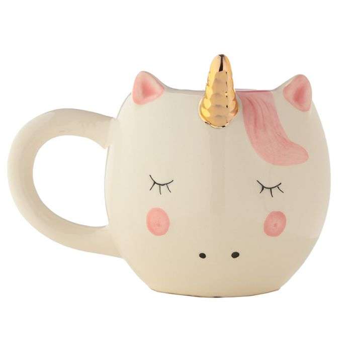 Enchanted Rainbows Unicorn Ceramic Shaped Mug

Height 10.5cm Width 14cm Depth 11cm

Material:&nbsp;Ceramic (Dolomite)
Food Safe:&nbsp;Yes
Microwave Safe:&nbsp;No
Dishwasher Safe:&nbsp;No
Volume:&nbsp;560ml
1st Stop, Marshall's Health Shop, Gift Shop!

SKU: MUG316