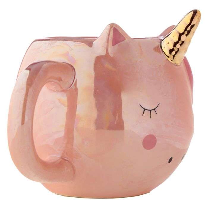Enchanted Rainbows Unicorn Ceramic Shaped Mug

Height 10.5cm Width 14cm Depth 11cm

Material:&nbsp;Ceramic (Dolomite)
Food Safe:&nbsp;Yes
Microwave Safe:&nbsp;No
Dishwasher Safe:&nbsp;No
Volume:&nbsp;560ml
1st Stop, Marshall's Health Shop, Gift Shop!

SKU: MUG316