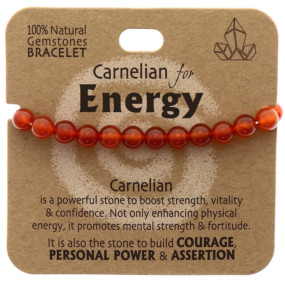 Energy Bracelet Carnelian - MarshallsHealthShop