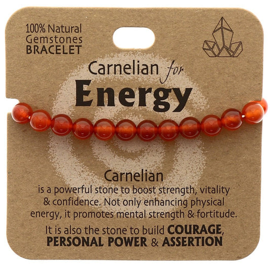 Energy Bracelet Carnelian - MarshallsHealthShop