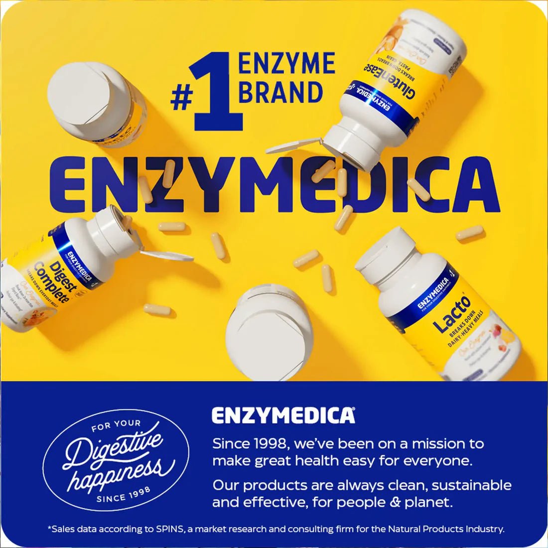ENZYMEDICA Digest Basic 90 Capsules - MarshallsHealthShop