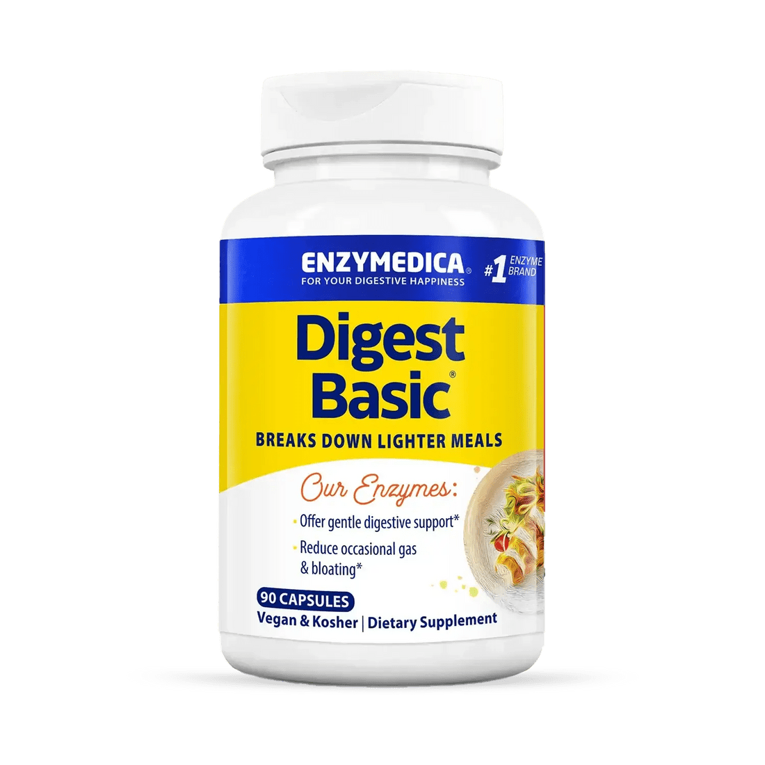 ENZYMEDICA Digest Basic 90 Capsules - MarshallsHealthShop