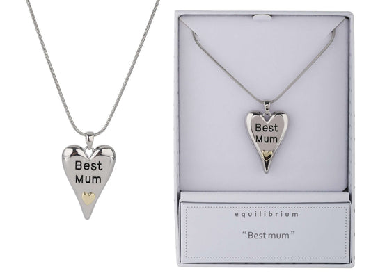 Equilibrium Best Mum Necklace Two Toned - MarshallsHealthShop