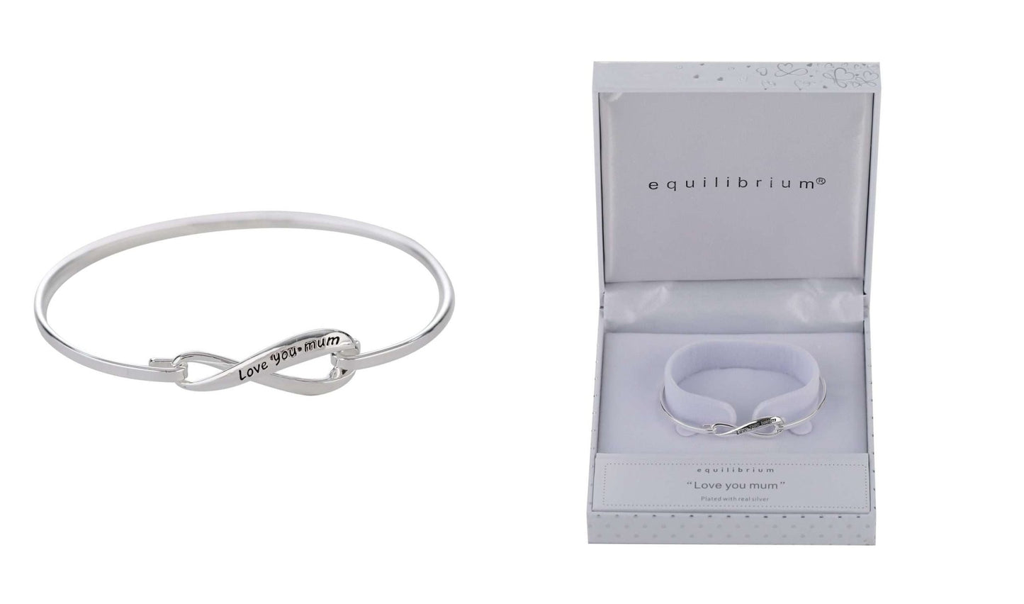 Equilibrium Bracelet Love You Mum Infinity Twist - MarshallsHealthShop