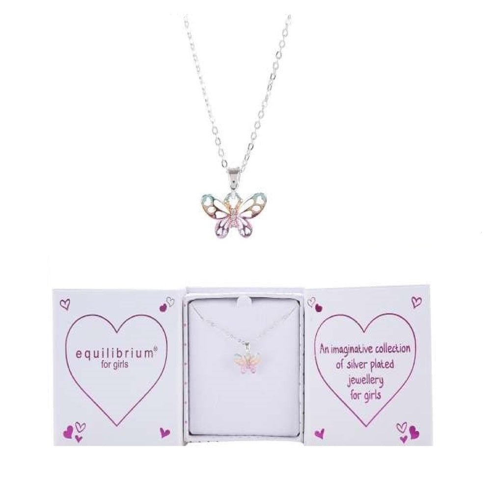 Equilibrium Butterfly Girls Necklace - MarshallsHealthShop