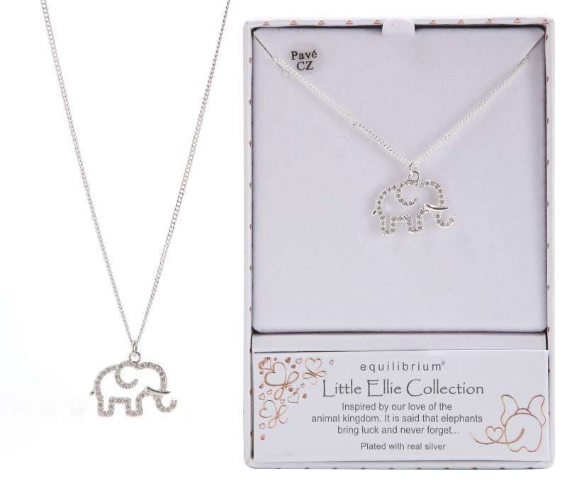 Equilibrium Little Ellie Silver Plated Necklace - MarshallsHealthShop