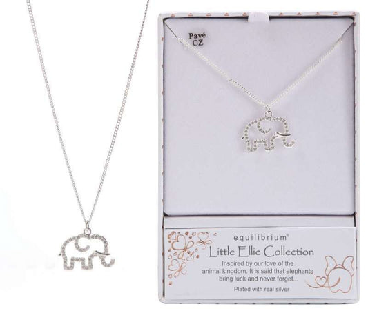 Equilibrium Little Ellie Silver Plated Necklace - MarshallsHealthShop