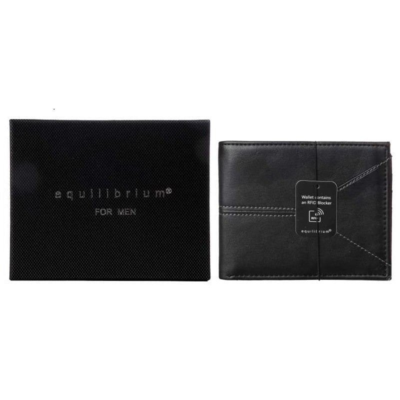 Equilibrium Men's Wallet Black - MarshallsHealthShop