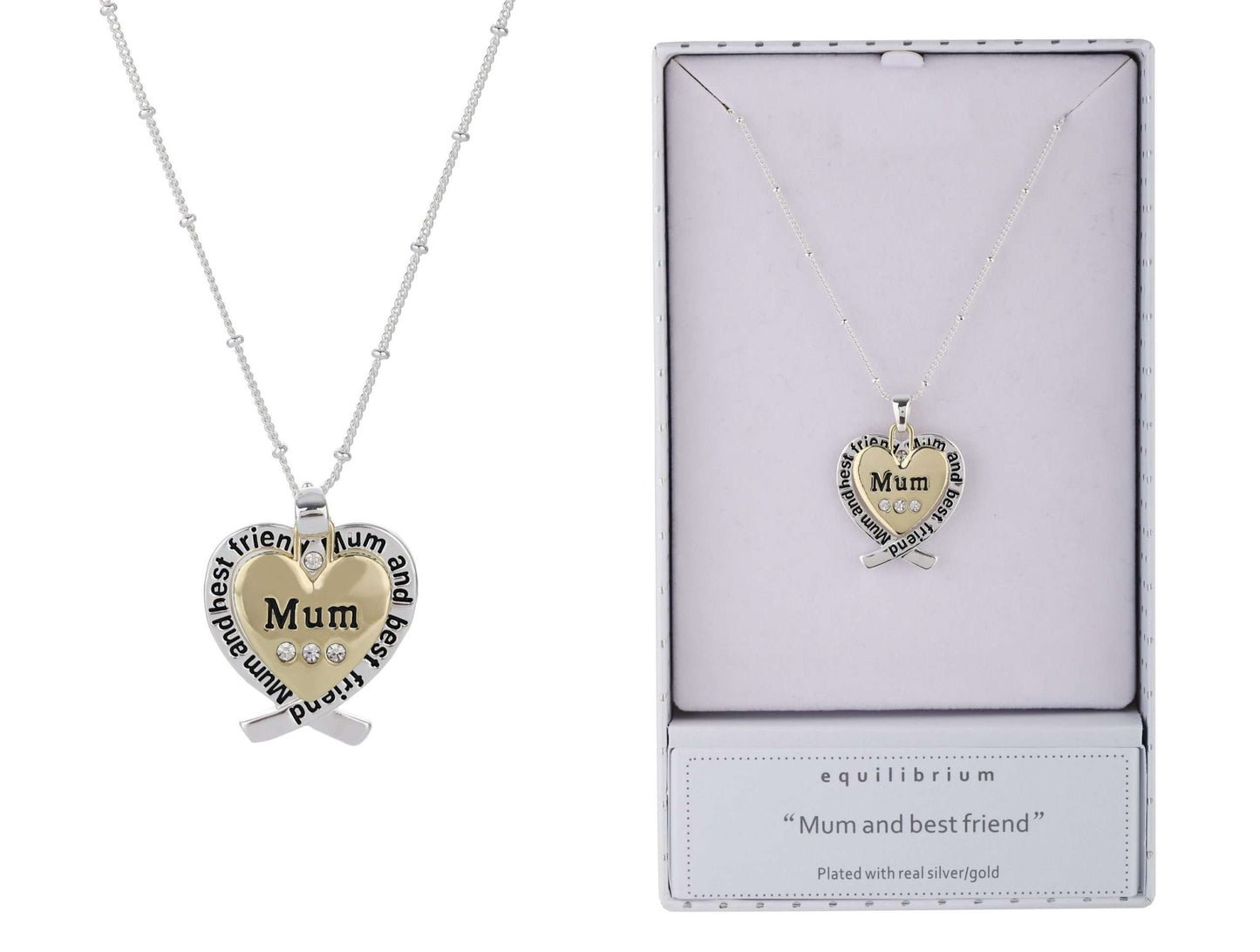 Equilibrium Necklace Mum Heart - MarshallsHealthShop