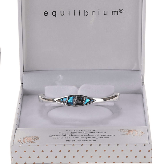 Equilibrium Paua Shell Modern Bangle

Plated with Real Silver

1st Stop, Marshall's Health Shop, Gift Shop!

SKU: EQ22