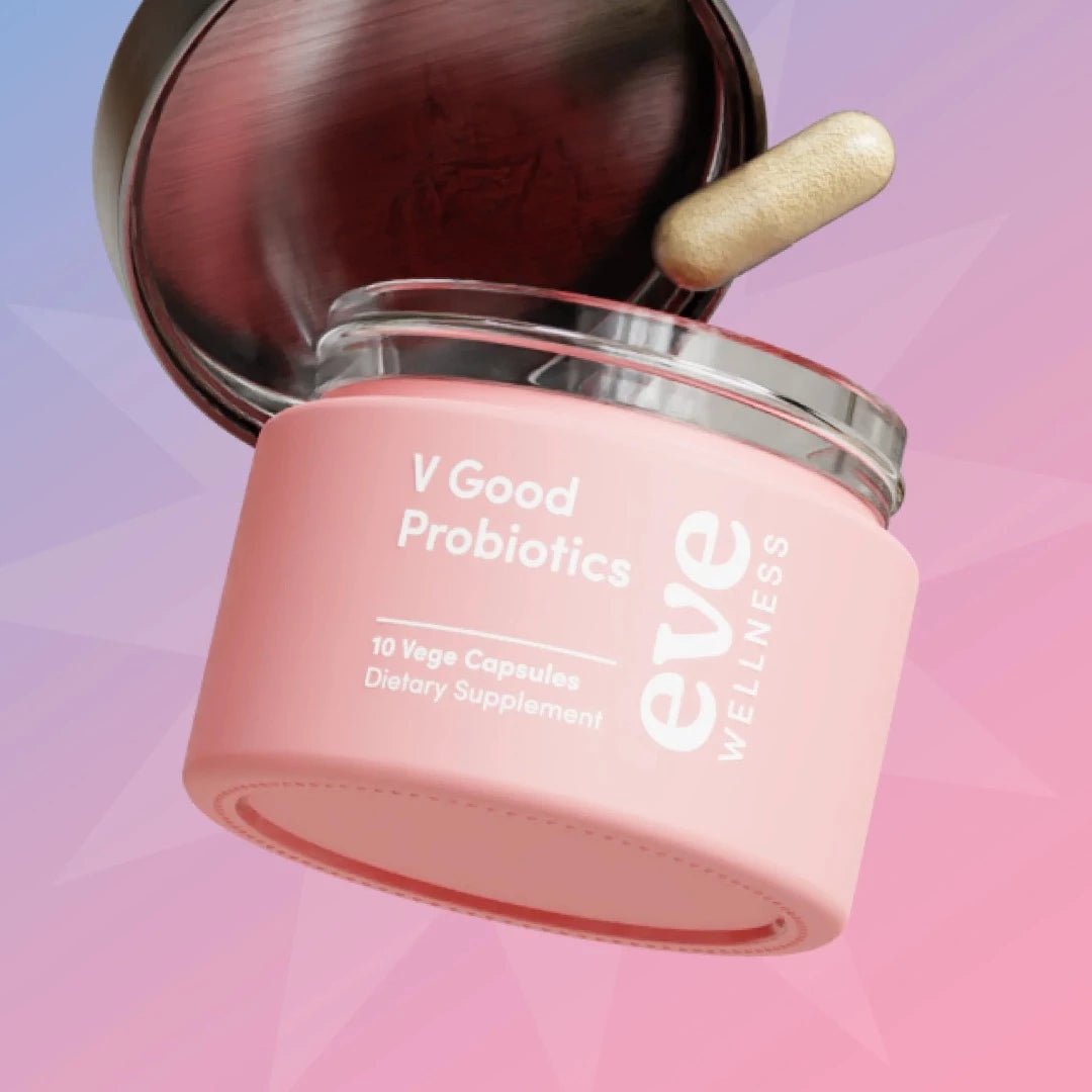 Gut health made sexy.  V Good Probiotics (previously named Queen V) is a premium probiotic with scientifically studied strains such as L.Rhamnosus HN001™ and L.Acidophilus La-14® for easy ‘down there’ care and gut health.  If the itches and niggles of thrush or BV nag at you more than you’d like, or if your gut health is something to be less than desired, the carefully chosen strains in V Good Probiotics will be your new BFFs to keep things calm, clear and carefree down there.