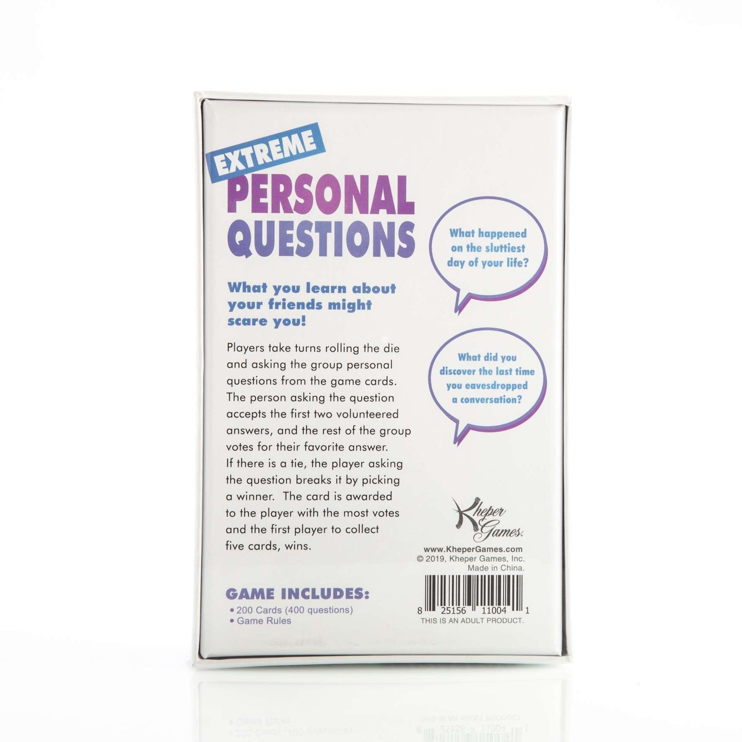 Extreme Personal Questions Party Game - MarshallsHealthShop
