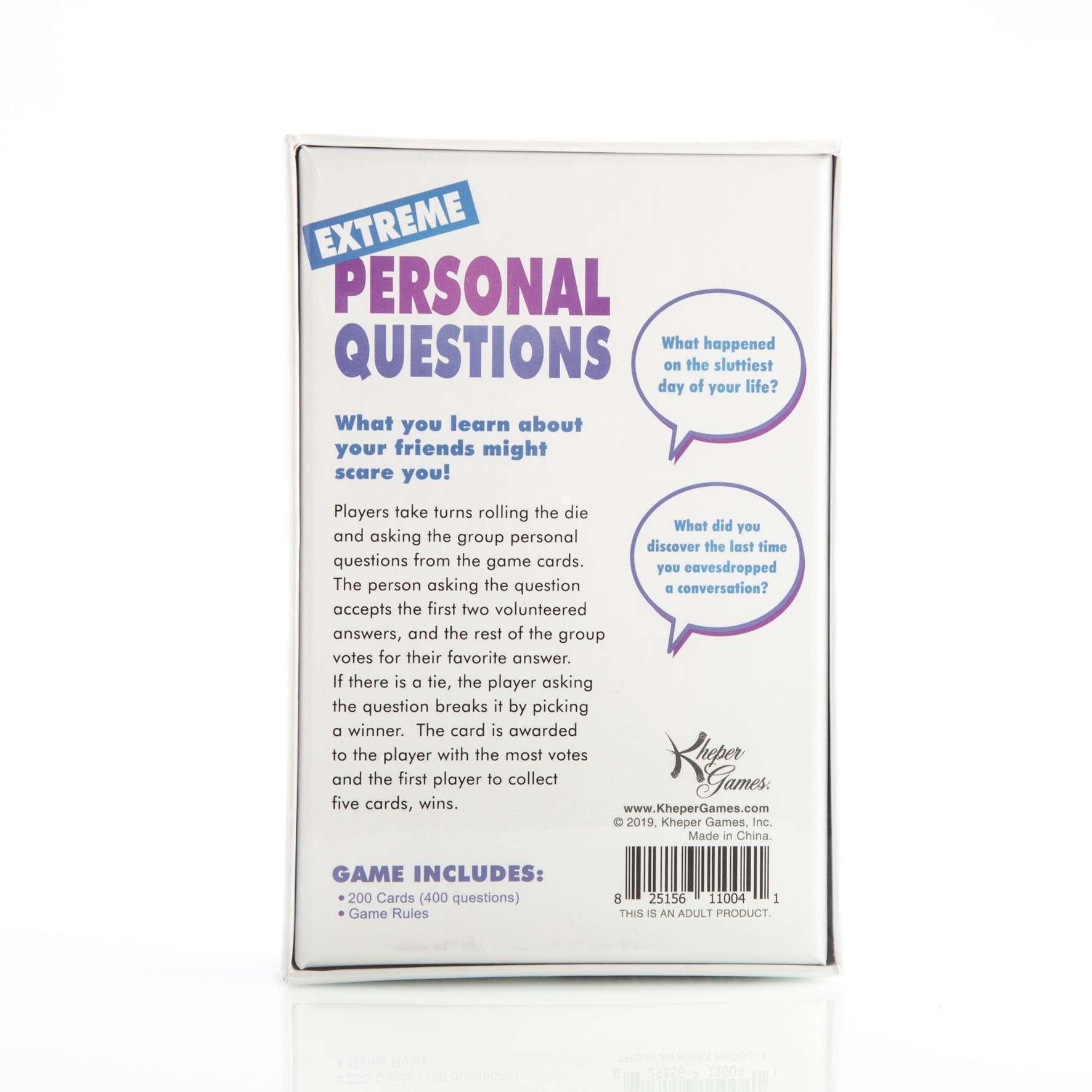Extreme Personal Questions Party Game - MarshallsHealthShop