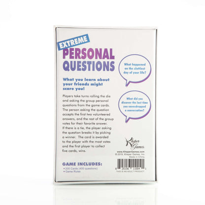 Extreme Personal Questions Party Game - MarshallsHealthShop