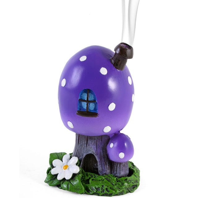 Purple Smoking Toadstool Cone Holder