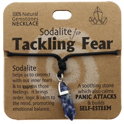 Fear Necklace Sodalite - MarshallsHealthShop