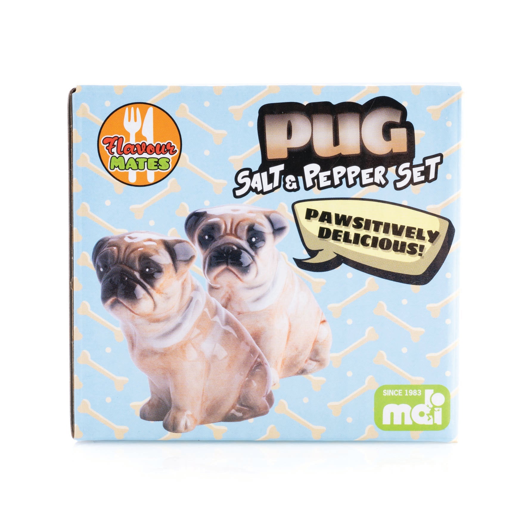 Flavour Mates Pug Salt & Pepper Set - MarshallsHealthShop