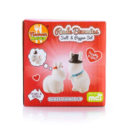 Flavour Mates Rude Bunnies Salt & Pepper Set - MarshallsHealthShop