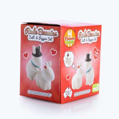 Flavour Mates Rude Bunnies Salt & Pepper Set - MarshallsHealthShop