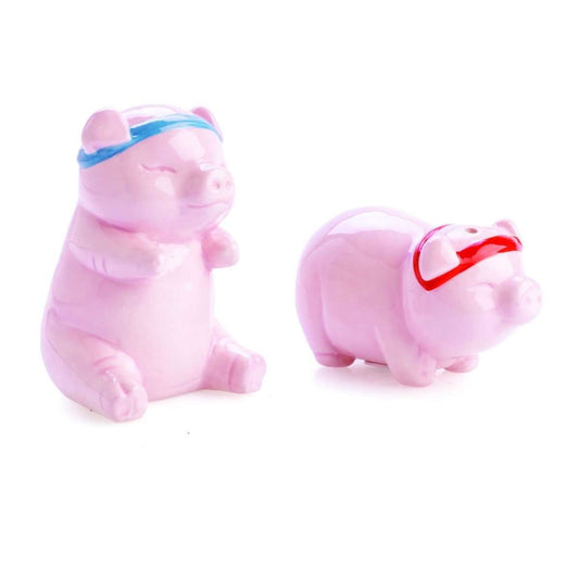 Flavour Mates Rude Pigs Salt & Pepper Set - 1st Stop Marshall's Health Shop, Gift Shop! - Heath and Natural Therapy New Brighton Christchurch - Naturopath