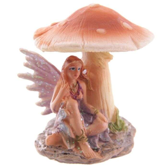 Flower Fairy Resting Under Mushroom
Height 5cm Diameter 5cm
1st Stop, Marshall's Health Shop, Gift Shop!

SKU: FY324