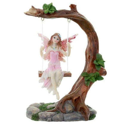 Flower Fairy Swing Figurine - MarshallsHealthShop