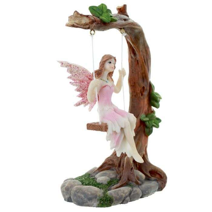 Flower Fairy Swing Figurine - MarshallsHealthShop