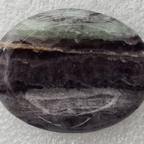 Fluorite Worry Stone Oval WV11 - MarshallsHealthShop