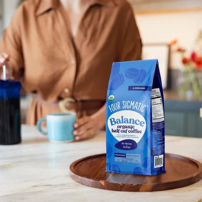 Four Sigmatic Organic Half Caf Ground Coffee 340g - Balance - MarshallsHealthShop