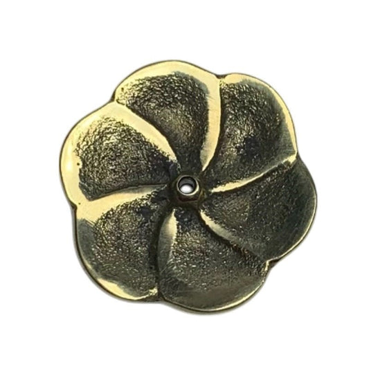 Frangipani Incense Holder Brass - MarshallsHealthShop