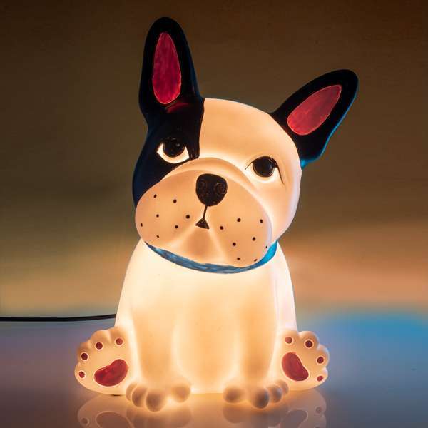 French Bulldog Table Lamp# - 1st Stop Marshall's Health Shop, Gift Shop! - Heath and Natural Therapy New Brighton Christchurch - Naturopath#