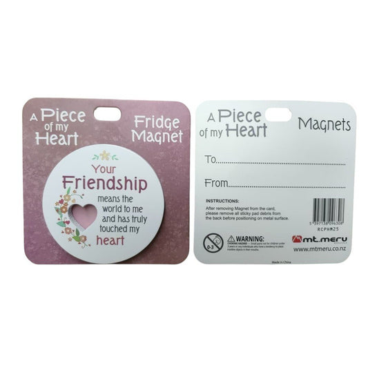 Friendship Piece of My Heart Magnet - MarshallsHealthShop