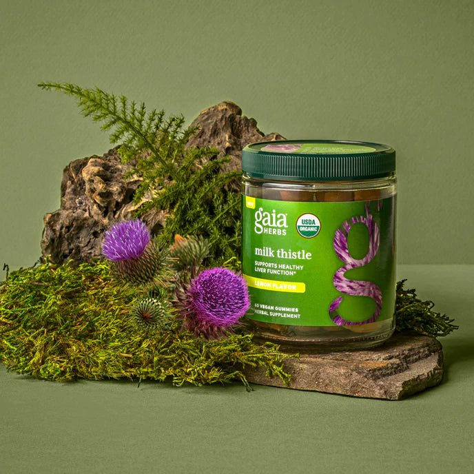 Gaia Herbs Milk Thistle Gummies 60s - MarshallsHealthShop