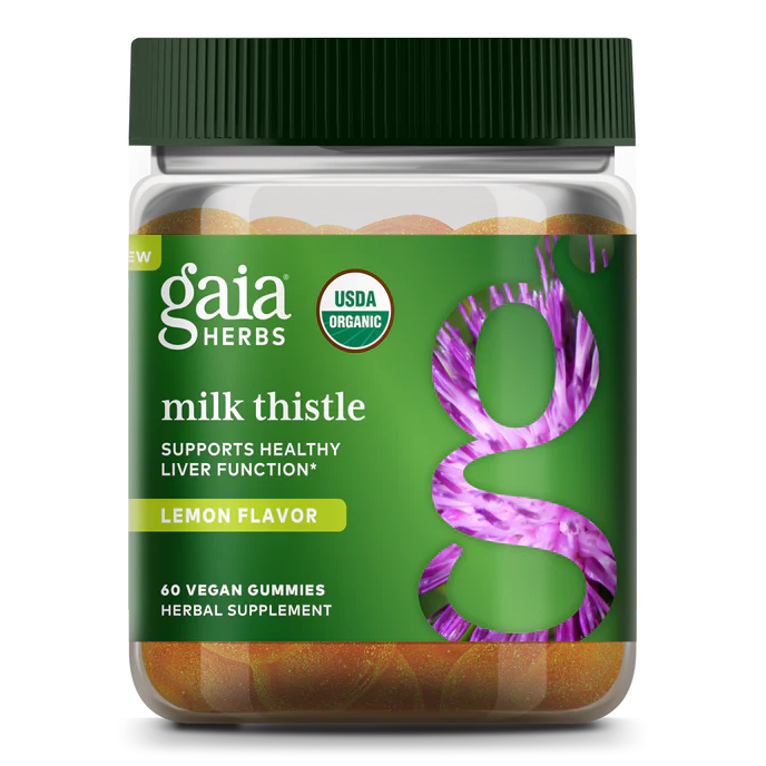 Gaia Herbs Milk Thistle Gummies 60s - MarshallsHealthShop