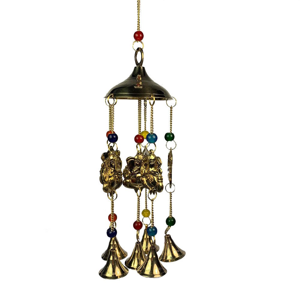 Ganesh Brass Bells 6 Mobile Chime - MarshallsHealthShop
